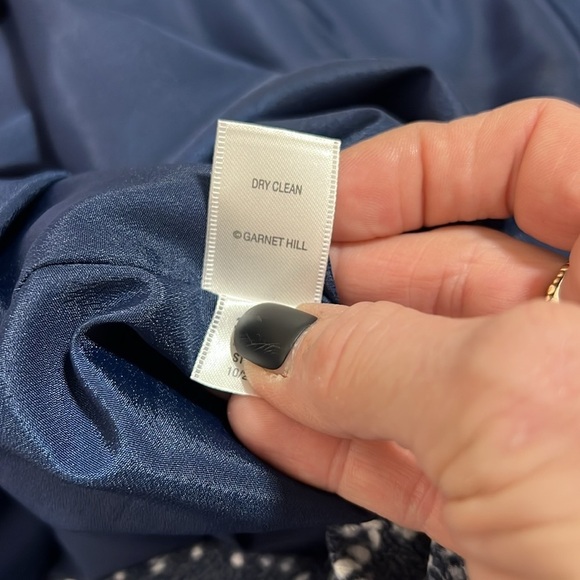 Garnet Hill NWOT Marina Crepe Dress Size 14 - Picture 9 of 12